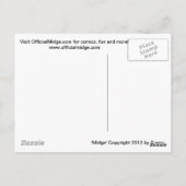 Carte Postale Midge "Coincé Dans L'Assiette Avec V (Dos)