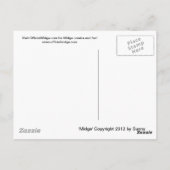 Carte postale Midge 'KISS ME' (Dos)