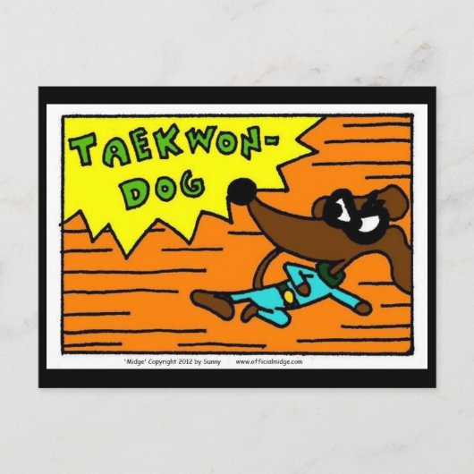 Carte postale Midge TAEKWON-DOG (Devant)