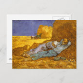 Carte Postale Midi, Repose De Travail Van Gogh Fine Art (Devant / Derrière)