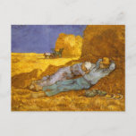 Carte Postale Midi, Repose De Travail Van Gogh Fine Art<br><div class="desc">Repose de travail (après Millet), Vincent van Gogh. Huile sur toile, 73 x 91 cm. Paris, Musée d'Orsay. F 686, JH 1881 Vincent Willem van Gogh (30 mars 1853 - 29 juillet 1890) était un artiste postimpressionniste néerlandais. Certaines de ses peintures sont maintenant parmi les oeuvres d'art les plus connues,...</div>