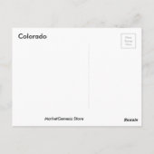 Carte postale Midnight Blue Colorado (Dos)