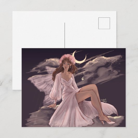 Carte postale Midnight Fairy (Devant / Derrière)