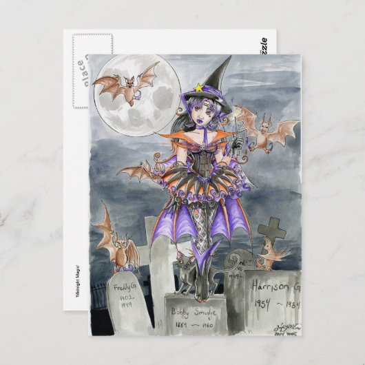 Carte postale 'Midnight Magic' (Devant / Derrière)