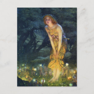 Carte Postale Midsummer Eve Fairy Dance Postcard