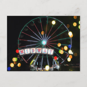 Carte postale Midway Ferris Wheel at Night (The Bi