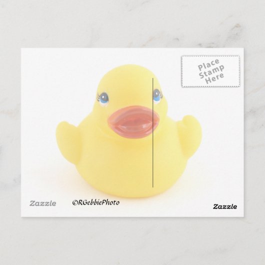 Carte Postale Midwives Enfants et canards jaunes en caoutchouc (Dos)