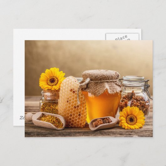 Carte Postale Miel (Devant / Derrière)