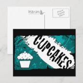 Carte Postale miettes cupcakes (Devant / Derrière)