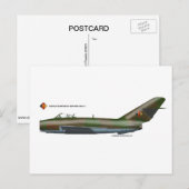 Carte Postale MiG17 (Devant / Derrière)