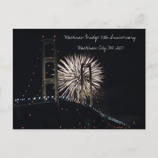Carte Postale MightyMac_05, Pont Mackinaw 50e anniversaire ... (Devant)