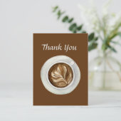 Carte Postale mignon café ou vendeurs merci (Debout devant)