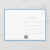 Carte Postale Mignon Chien Amour Pit Bull Pittie Puppy Bonjour P (Dos)