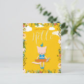 Carte Postale Mignon, Je Dis Bonjour. (Debout devant)