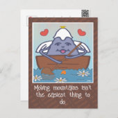 Carte Postale Mignon Moving Mountain Angel Encouragement (Devant / Derrière)