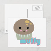 Carte Postale mignon muffy muffin (Devant / Derrière)