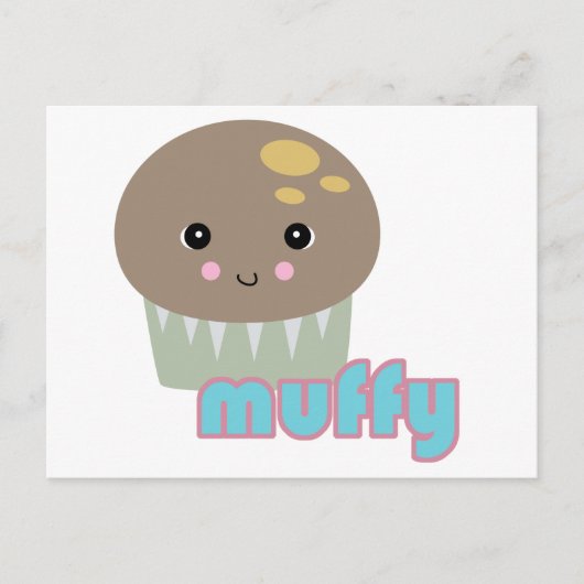 Carte Postale mignon muffy muffin (Devant)