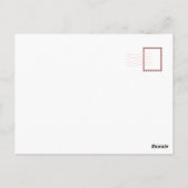 Carte Postale Mignon ours lisant des mangas Shojo sur un lit con (Dos)