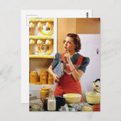 Carte Postale mignon rétro vintage (Devant / Derrière)