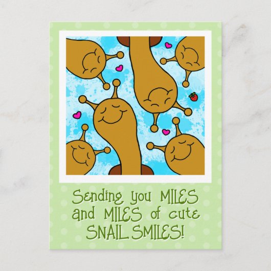 Carte Postale Mignonette Aiguille Miles De Sourires Amitié (Devant)