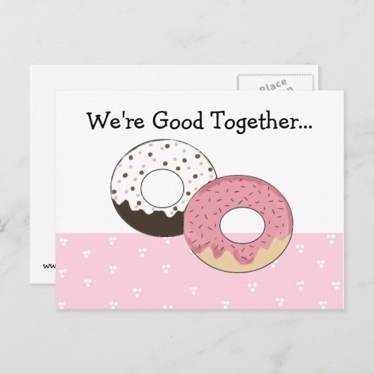 Carte Postale Mignonettes Avec Message... (Devant / Derrière)
