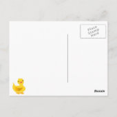 Carte postale mignonne avec canard (Dos)