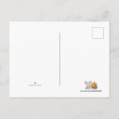 Carte postale mignonne avec un message de camping  (Dos)