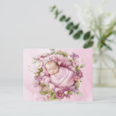 Carte postale mignonne Baby Rose (Debout devant)
