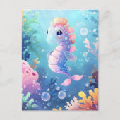 Carte Postale Mignonne bébé cheval de mer, Croisière (Devant)