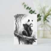 Carte Postale Mignonne, belle, gentille ours Panda Bear (Debout devant)
