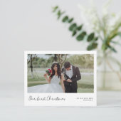 Carte Postale Mignonne caprice Notre première photo de Noël (Debout devant)