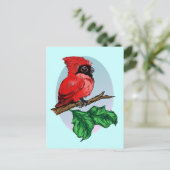 Carte postale mignonne Cardinal Baby (Debout devant)