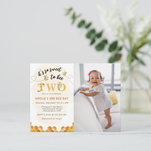 Carte Postale Mignonne C'est tellement doux d'être deux Annivers (Debout devant)