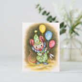 Carte postale mignonne d'animal de jongleur de (Debout devant)