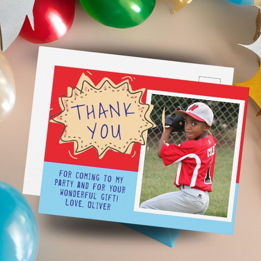 Carte Postale Mignonne discours Nuage Anniversaire Merci Photo