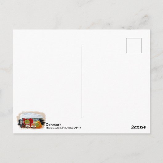 Carte postale mignonne du Danemark. (Dos)