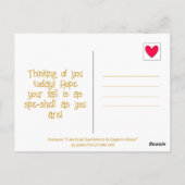 Carte Postale Mignonne escargot avec Dandelion amis tombe (Dos)