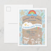 Carte postale mignonne et esthétique modifiable (Devant / Derrière)