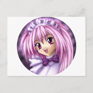 Carte Postale Mignonne fille Anime
