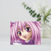 Carte Postale Mignonne fille Anime (Debout devant)