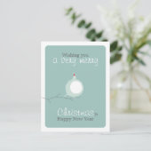 Carte postale Mignonne Graisse Oiseau Fat Voeux de (Debout devant)