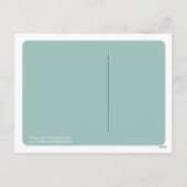 Carte postale Mignonne Graisse Oiseau Fat Voeux de (Dos)