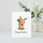 Carte postale mignonne Joyeuses Pâques de Pâques (Debout devant)