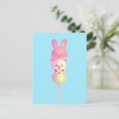 Carte Postale Mignonne Lapin, Ours Et Grenouille Dango (Debout devant)