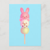 Carte Postale Mignonne Lapin, Ours Et Grenouille Dango (Devant)