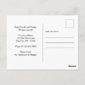 Carte Postale Mignonne Maison Amusante Moderne C'Est Là Que Le C (Dos)