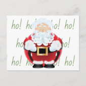 Carte Postale Mignonne Noël simple au Père Noël (Devant)