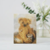 Carte postale mignonne Ours De Miel Teddy (Debout devant)