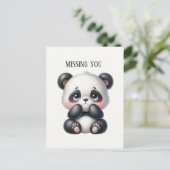 Carte Postale Mignonne Ours de panda (Debout devant)