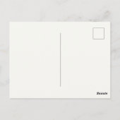 Carte Postale Mignonne Ours de panda (Dos)